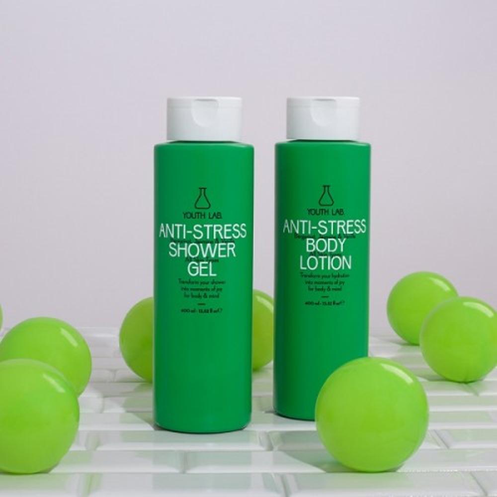 Youth Lab. Promo με Anti-Stress Bergamot, Jasmine & Vanilla Body Lotion Γαλάκτωμα Σώματος, 400ml & Δώρο Anti-Stress Shower Gel Αφρίζον Τζελ Καθαρισμού, 400ml, 1σετ