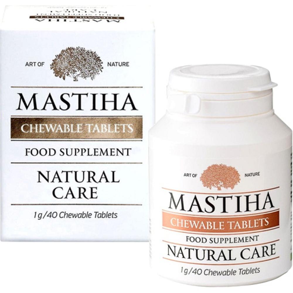 Mastiha Shop Chewable Tablets 40gr (Συμπλήρωμα Διατροφής Μαστίχα Χίου σε Μασώμενα Δισκία)