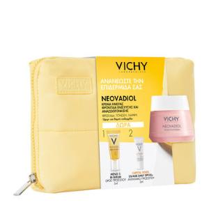 Vichy PROMO PACK Neovadiol Rose Platinum Αντιρυτιδική Κρέμα 50ml, Meno 5 Bi-Serum 5ml, Capital Soleil SPF50+ 3ml & Τσαντάκι 1τμχ. - 4692