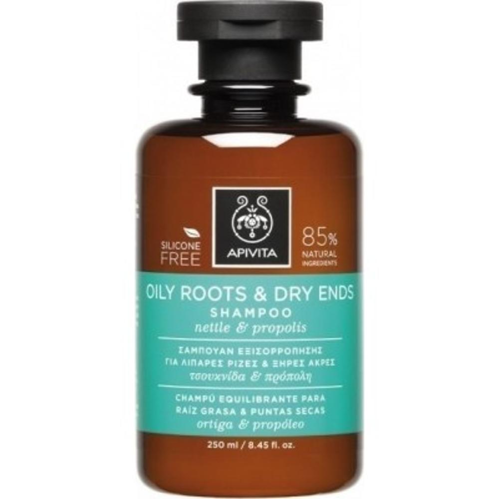 Apivita Oily Roots & Dry Ends Shampoo 250ml