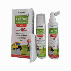 Frezyderm Lice Free Set Ολοκληρωμένη Αγωγή για Ψείρες Σαμπουάν & Λοσιόν, 2 X 125ml - 2941