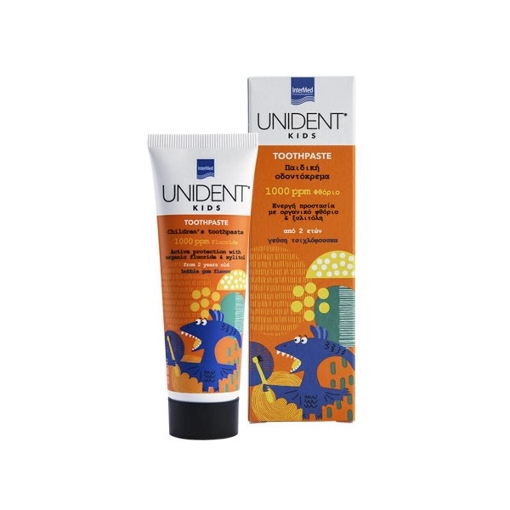 Intermed Unident Kids Toothpaste 1000ppm, Παιδική Οδοντόκρεμα 50ml.