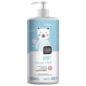 Pharmalead Baby Shampoo & Bath Απαλό Βρεφικό Σαμπουάν & Αφρόλουτρο για την Ευαίσθητη Βρεφική Επιδερμίδα, 1L - 4826
