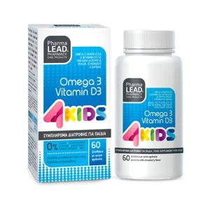 Pharmalead Omega 3 Vitamin D3 4 Kids Συμπλήρωμα Διατροφής για Παιδιά, 60gummies - 5376