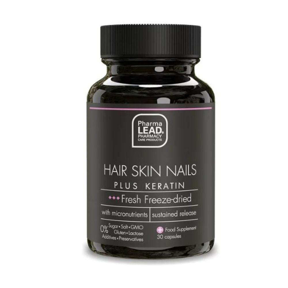 Pharmalead Black Range Hair Skin Nails Plus Keratin, 30caps