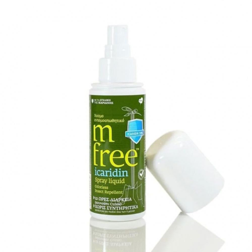 MFree Icaridin Odorless Insect Repellent Liquid Spray Άοσμο Εντομοαπωθητικό 80 ml