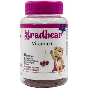 Bradex – Bradbear Vitamin C Συμπλήρωμα Διατροφής για Παιδιά με Βιταμίνη C και Ασερόλα 60 μασώμενα ζελεδάκια - 1965