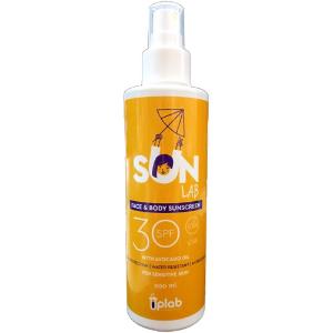 Uplab Pharmaceuticals SUN LAB Face & Body Family Sunscreen Spray SPF30 200ml - 4722