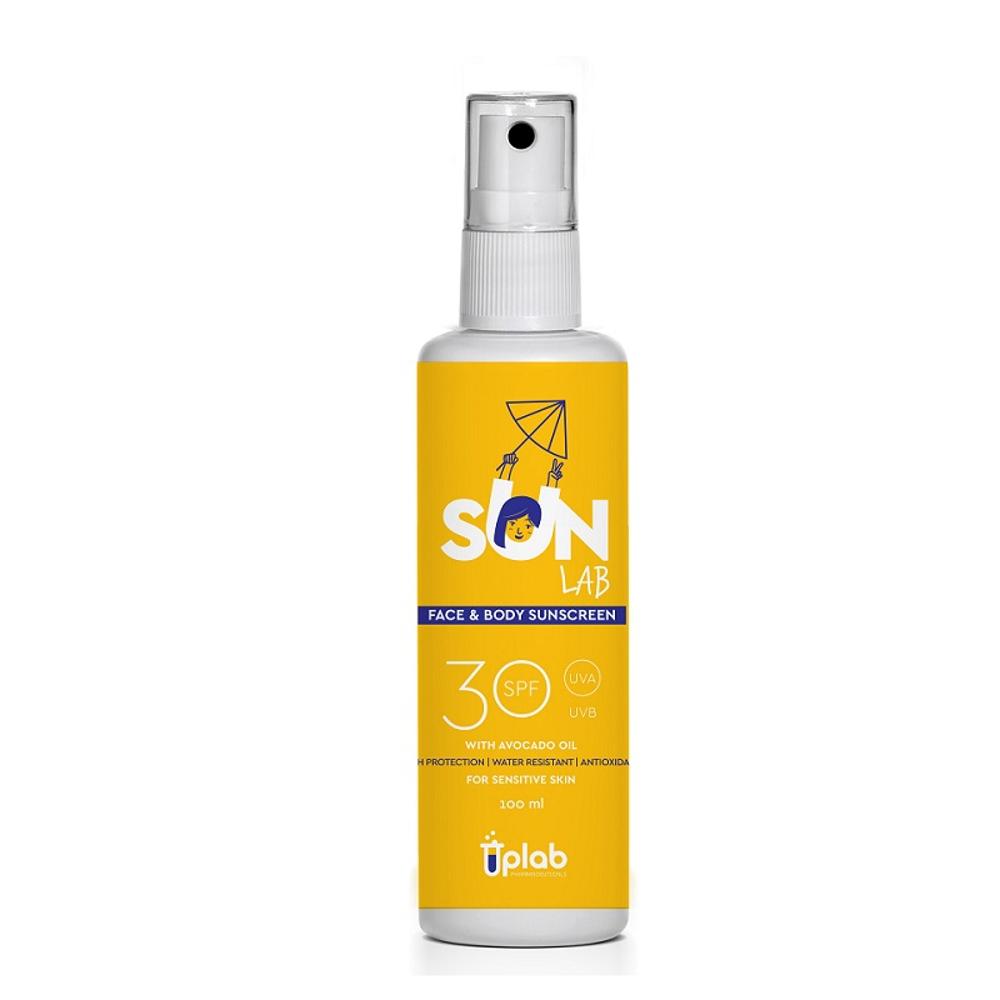 Uplab Pharmaceuticals SunLab SPF30 Αντηλιακό Spray για Πρόσωπο και Σώμα 100ml