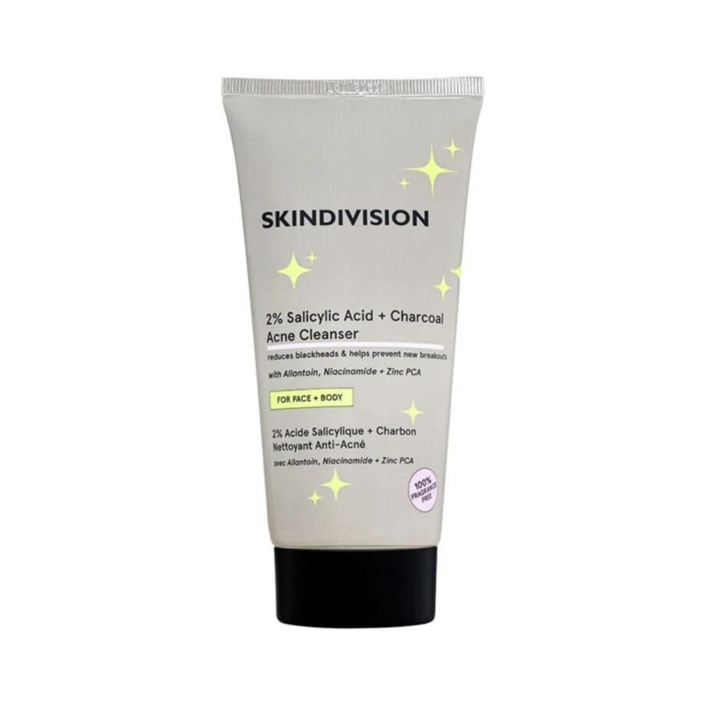 SkinDivision 2% Salicylic Acid + Charcoal Acne Cleanser 150ml