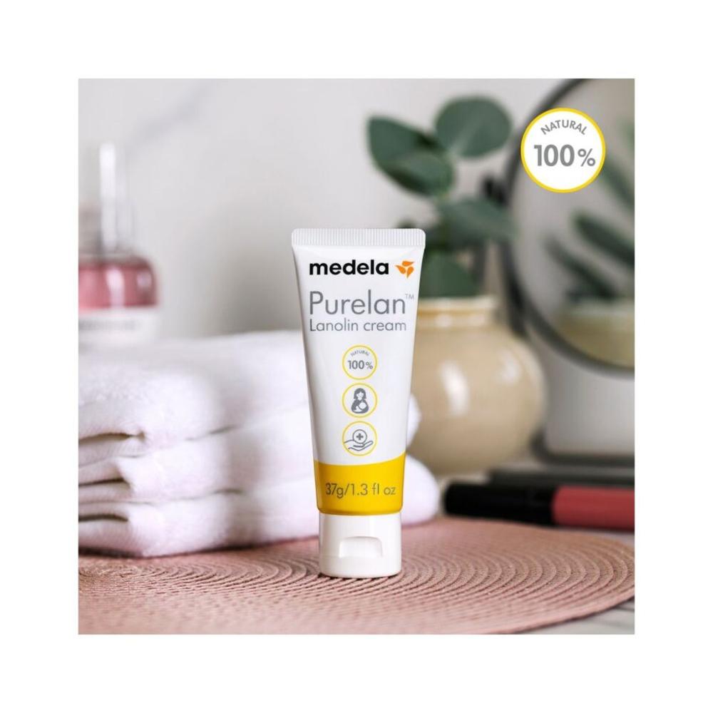 Medela Purelan™ Κρέμα Θηλών με Λανολίνη για Επουλωτική Δράση & Ανακούφιση Από Τον Πόνο, 37gr