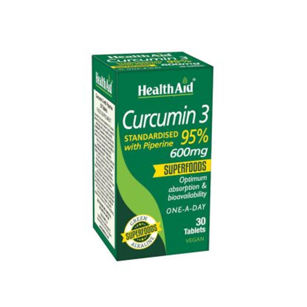 Health Aid Curcumin 3 600mg 30tabs