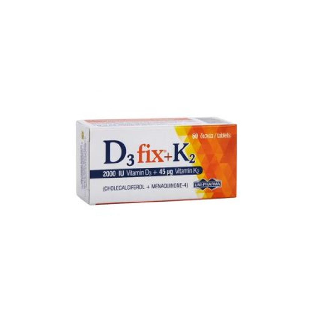 D3 fix 2000 IU + K2 45 μg 60 tabs