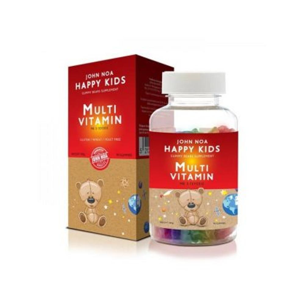 John Noa Happy Kids Gummy Bears Supplement Multi Vitamin 180g