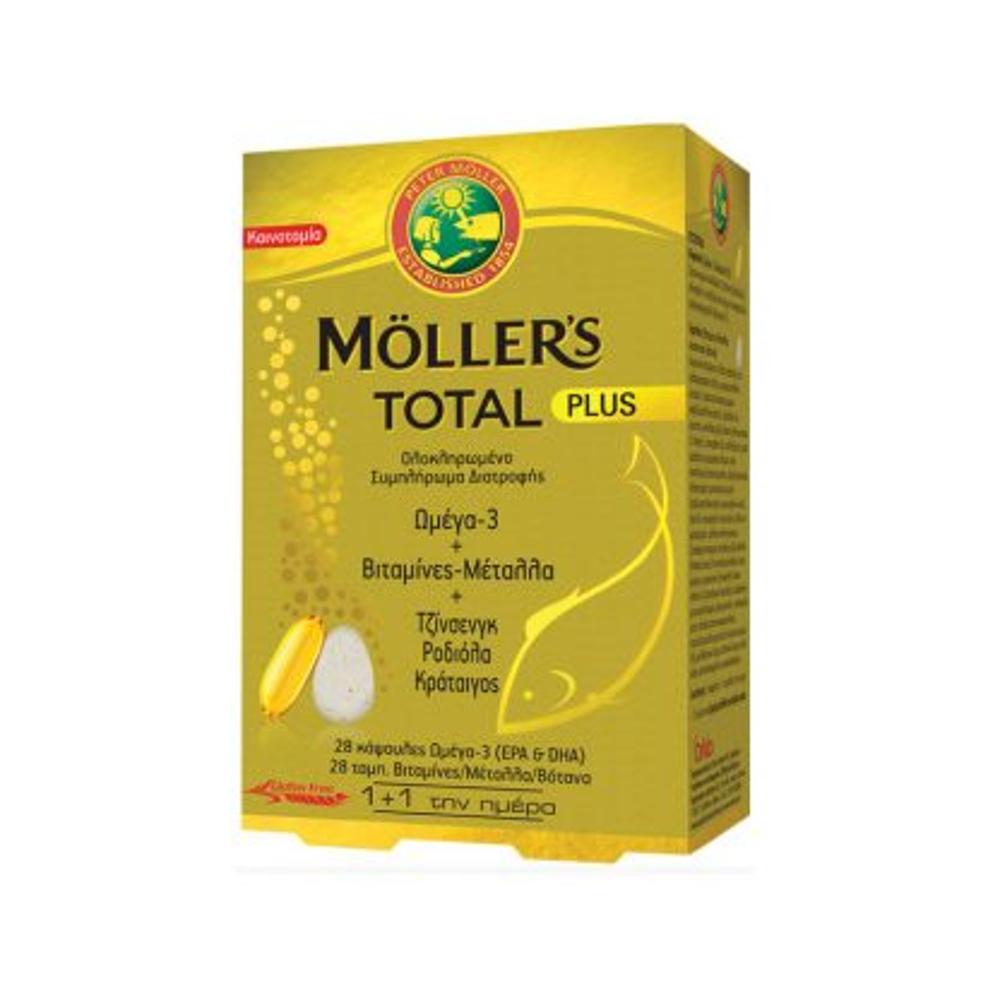 Moller’s Total Plus 28 Caps & 28 Tabs