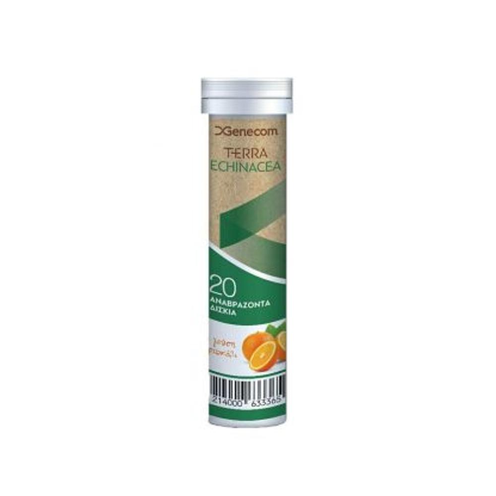 Terra Echinacea Orange Flavour 20 Aναβράζοντα Δισκία