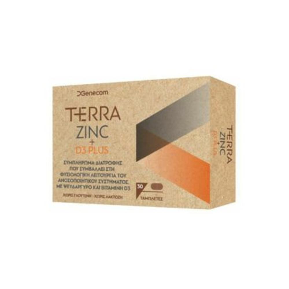 Genecom Terra Zinc + D3 Plus 30 tabs