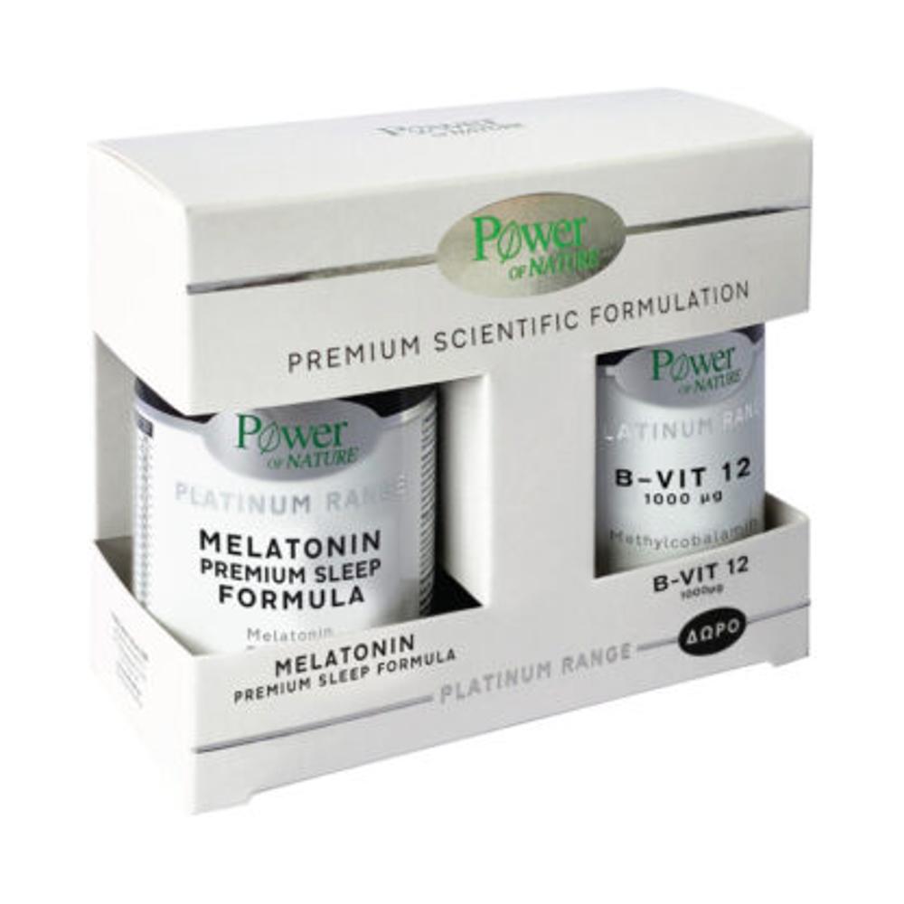 Power Health Promo Platinum Range Promo Melatonin Premium Sleep Formula 30caps & B-Vit 12 1000μg 20tabs