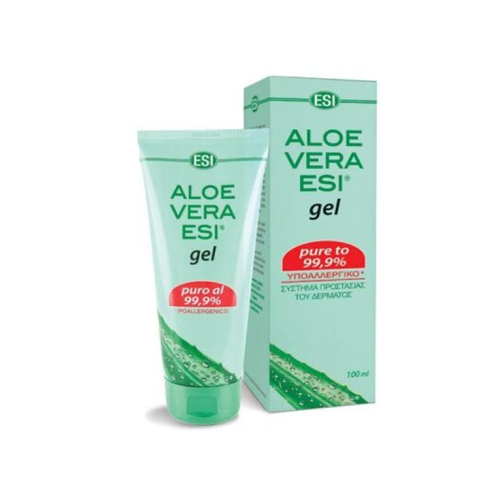 ESI Aloe Vera Gel Pure 100% Organic Aloe, Τζελ Οργανικής Αλόης - 100ml