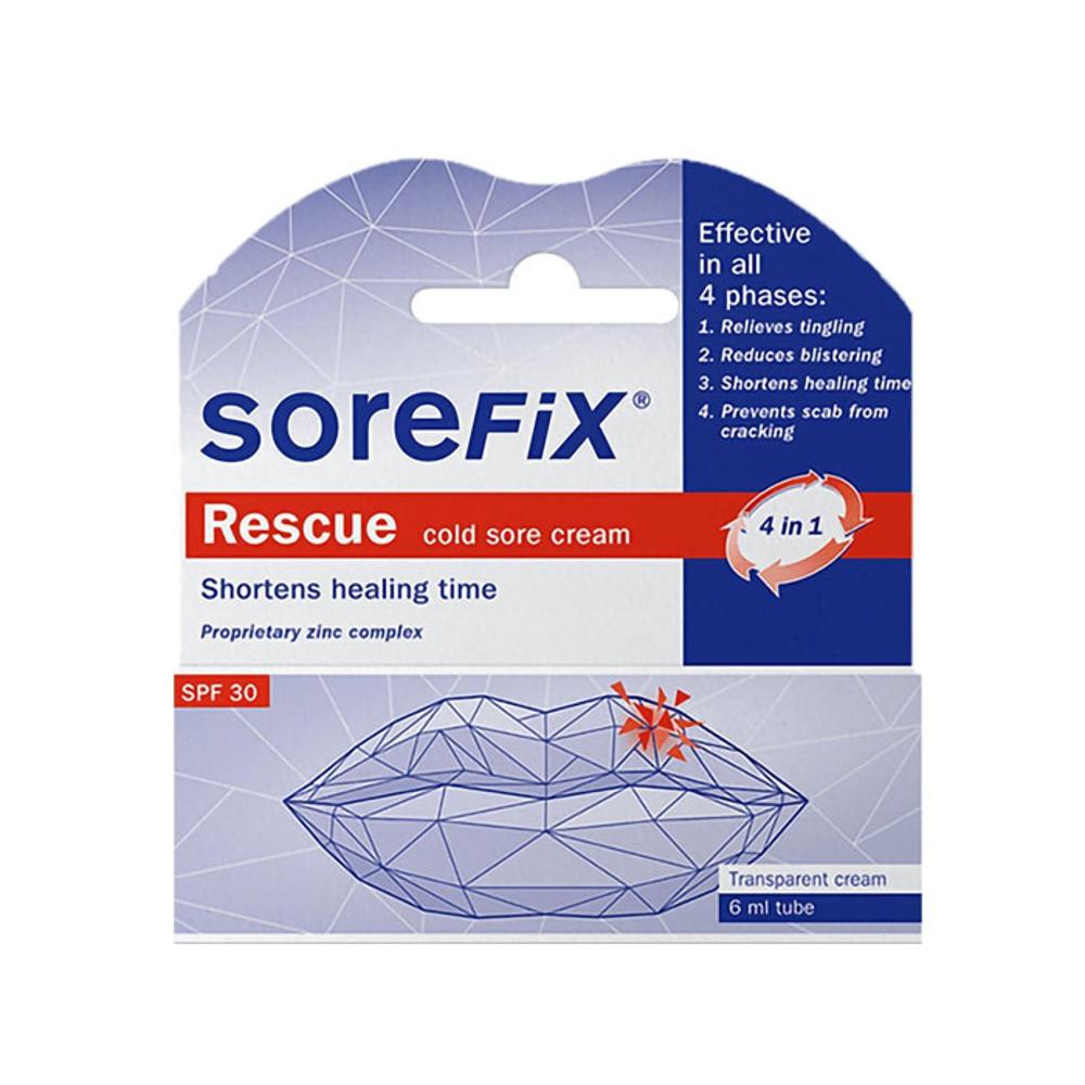 Sorefix Rescue Cream Κρέμα για τον Επιχείλιο Έρπη, 6ml