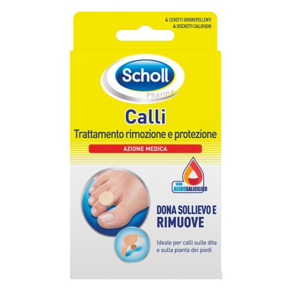 Scholl Calli Επιθέματα Αφαίρεσης Κάλων με Σαλικυλικό Οξύ, 4 τεμάχια