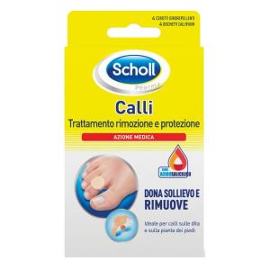 Scholl Calli Επιθέματα Αφαίρεσης Κάλων με Σαλικυλικό Οξύ, 4 τεμάχια - 3516
