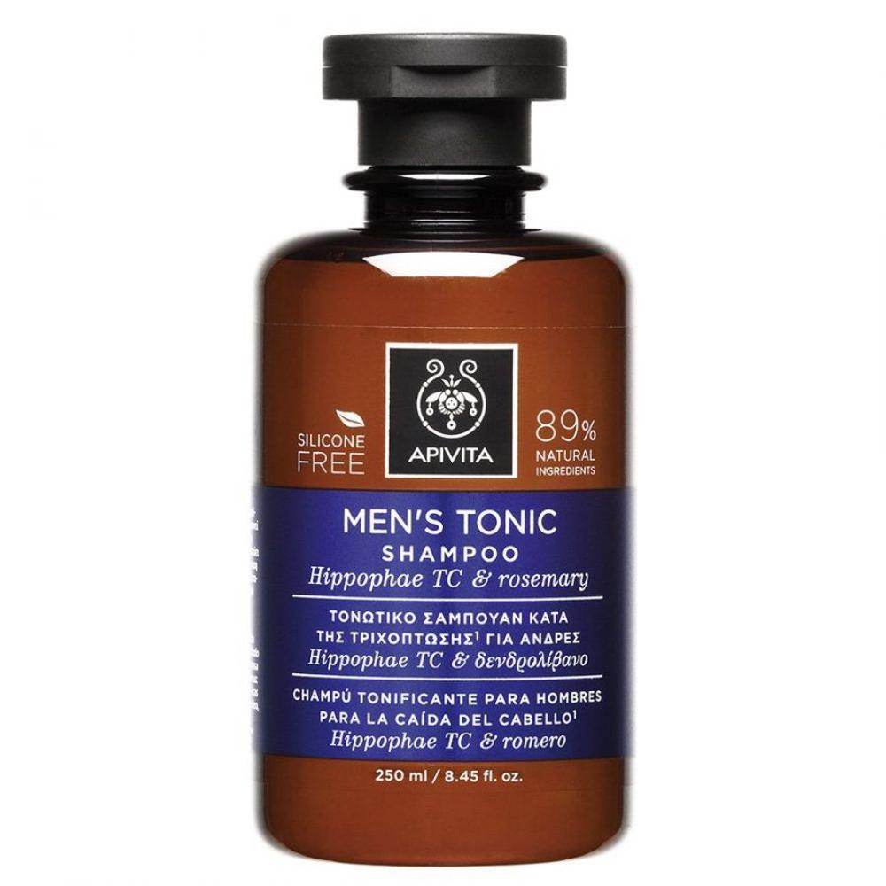 Apivita Men's Tonic Τονωτικό Σαμπουάν για Άνδρες κατά της Τριχόπτωσης με Hippophae TC & Δενδρολίβανο 250ml