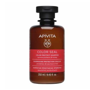 Apivita Color Seal Color Protect Shampoo 250ml - Σαμπουάν Προστασίας Χρώματος Πρωτεΐνες Κινόα & Μέλι 250ml - 3213