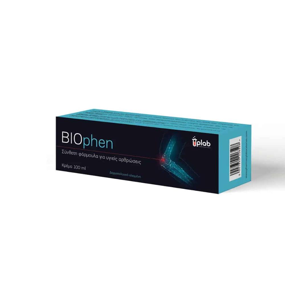 Uplab Pharmaceuticals BIOphen Cream Ειδική Φόρμουλα για την Υγεία των Οστών και των Αρθρώσεων 100ml