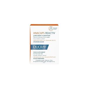 Ducray Anacaps Reactiv Συμπλήρωμα Διατροφής για τα Μαλλιά & τα Νύχια 30 Caps - 2592