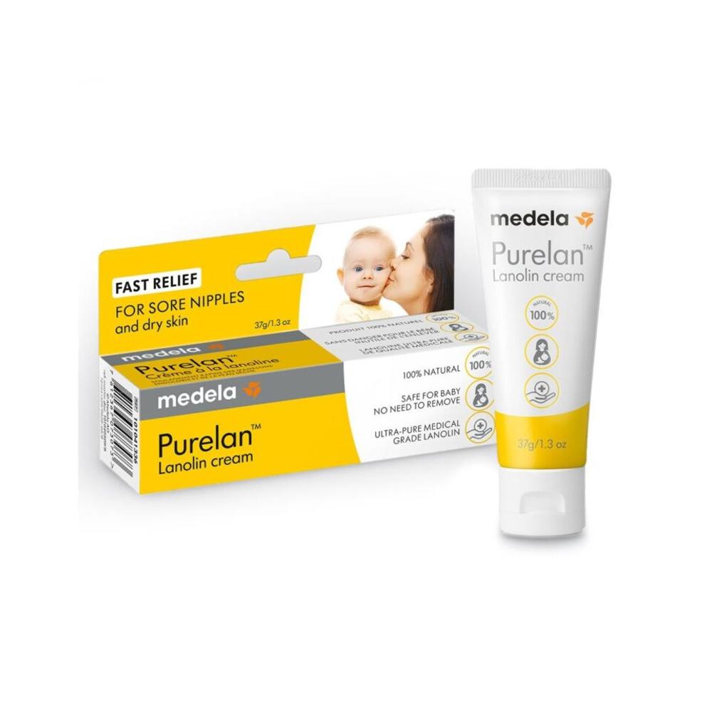 Medela Purelan™ Κρέμα Θηλών με Λανολίνη για Επουλωτική Δράση & Ανακούφιση Από Τον Πόνο, 37gr