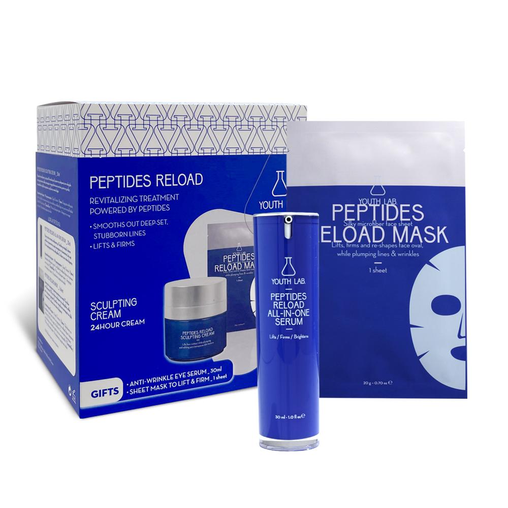 Limited Edition Peptides Reload Sculpting Cream Box (Sculpting & All-In-One Serum)