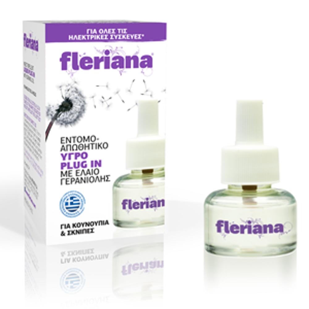 Power Health Fleriana Υγρό Εντομοαπωθητικό Χώρου Plug in 30 ml