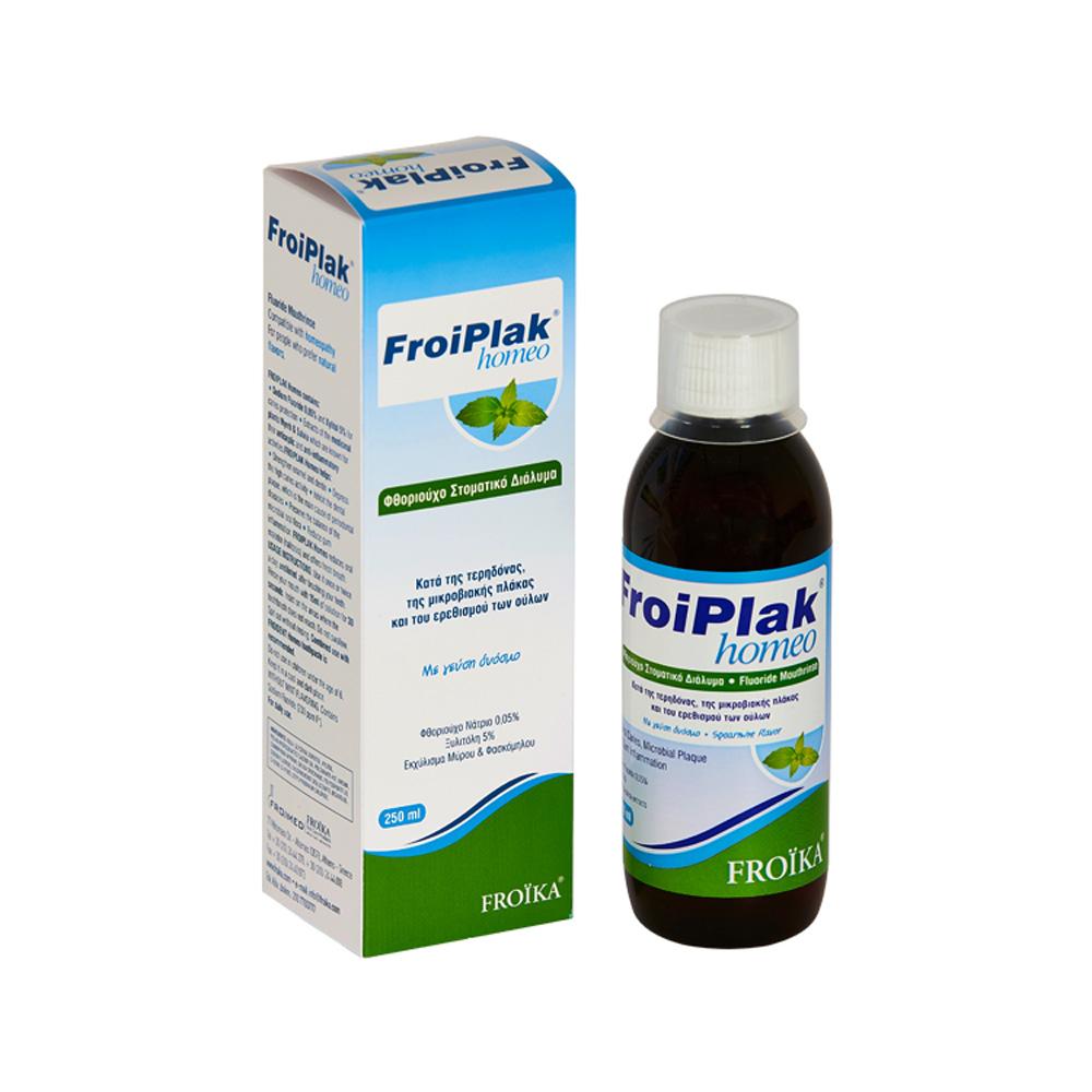 Froika FROIPLAK Homeo Mouthwash Δυόσμος, 250ml