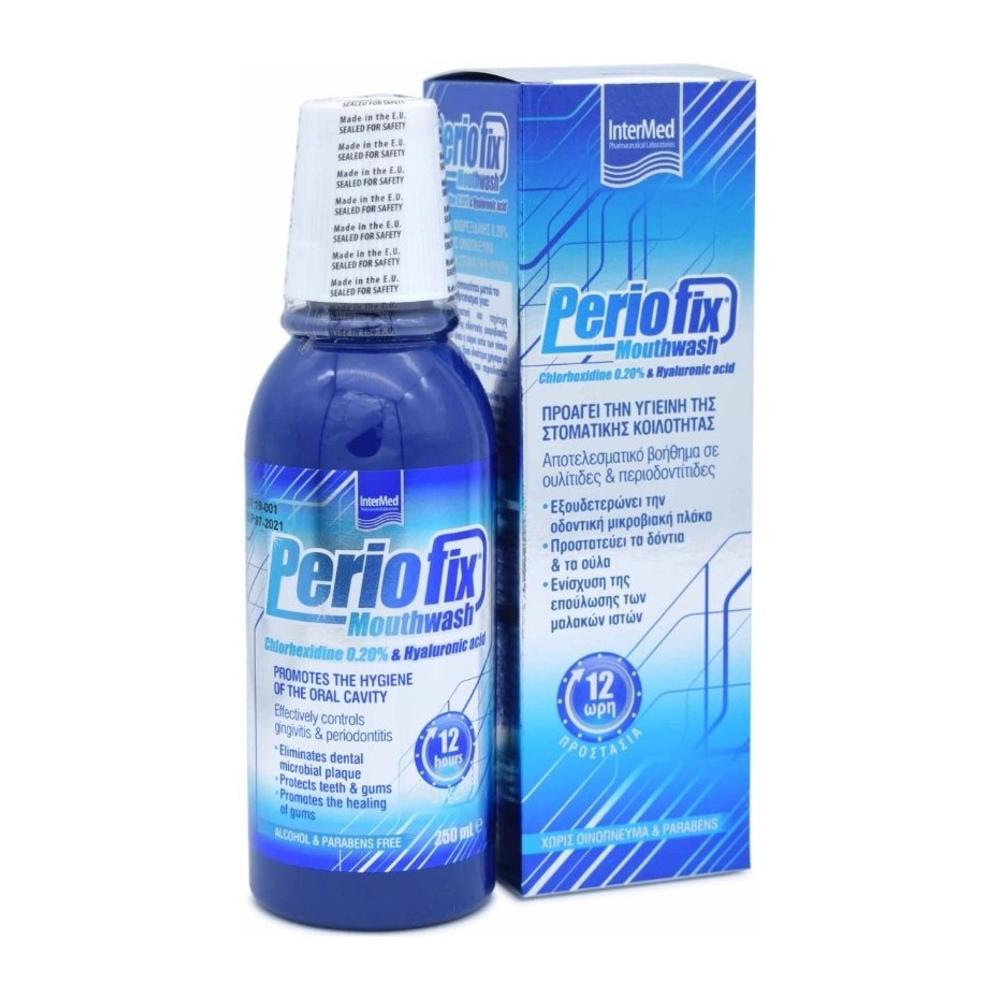 Intermed Periofix 0.20% Mouthwash Στοματικό Διάλυμα Χλωρεξιδίνης, 250ml