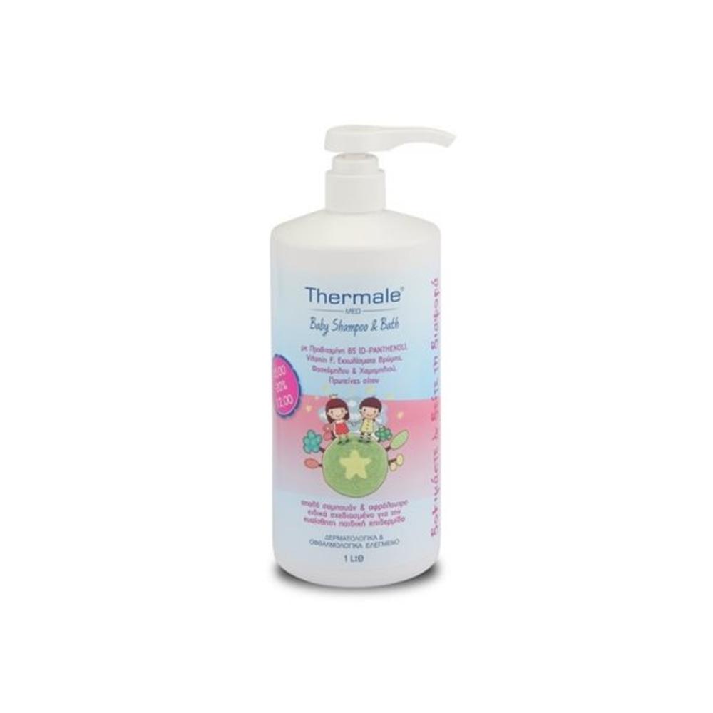 Thermale Med Baby Shampoo & Bath 1L (Σαμπουάν & Αφρόλουτρο για Παιδιά)