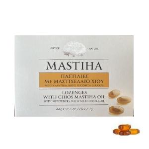 Mastiha Shop Παστίλιες Για Τον Πονόλαιμο Με Μαστιχέλαιο Χίου 20 x 2.2gr - 2742