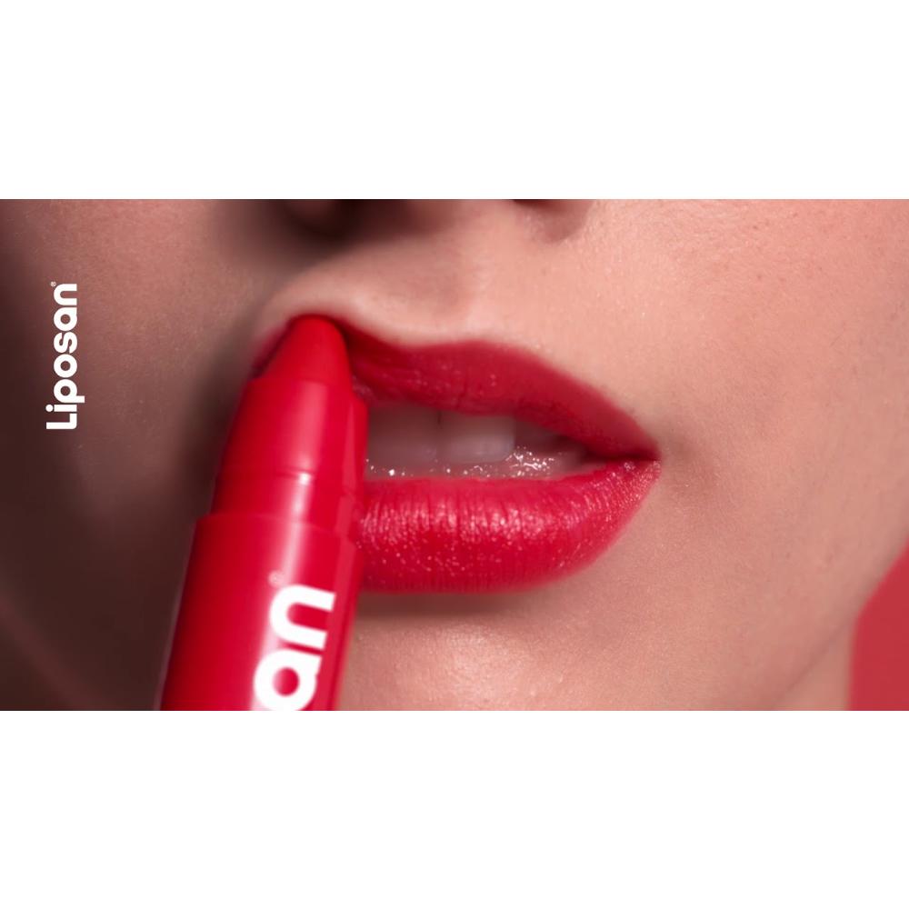 Liposan Crayon Lipstick Poppy Red 3gr