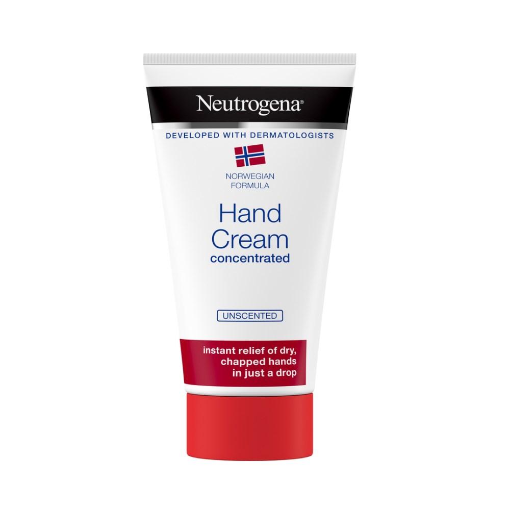 Neutrogena Hand Cream Unscented Ενυδατική Κρέμα Χεριών Χωρίς Άρωμα, 75 ml