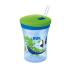 Nuk Action Cup Chameleon Ποτηράκι που Αλλάζει Χρώμα με Καλαμάκι 12m+ Μπλε, 230ml - 2