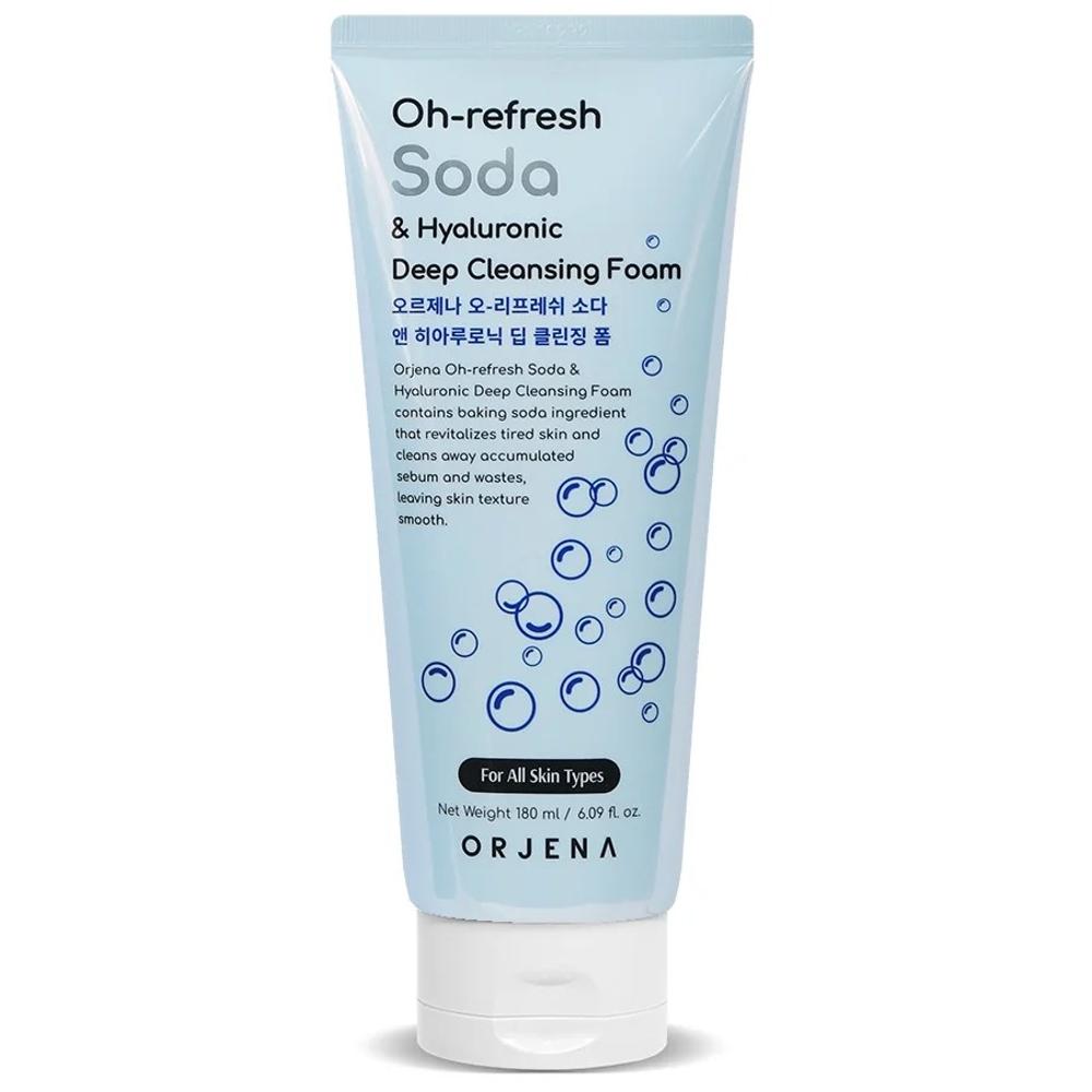 Orjena Oh-Refresh Soda & Hyaluronic Deep Cleansing Foam – 180 ml