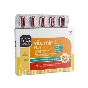 Pharmalead Vitamin C Plus 1500mg with Quercetin, Elderberry and Holy Basil 10 δίσκια - 2439