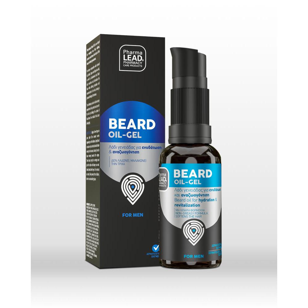 Pharmalead Beard Oil-Gel for Men Λάδι-Τζελ Γενειάδας, 30ml