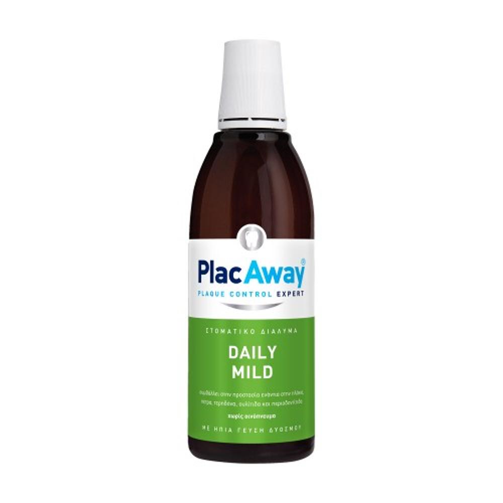 Plac Away Daily Mild Στοματικό Διάλυμα με Ήπια Γεύση, 500ml