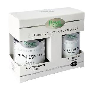 Power Health Platinum Range Multi + Multi time 30 tabs & Δώρο Vitamin C 1000 mg 20 tabs - 1192