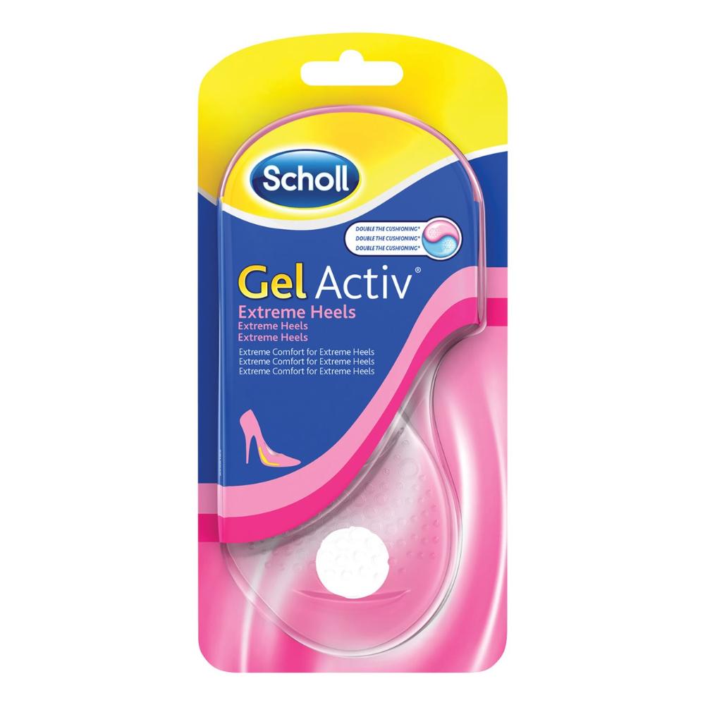 Scholl Gel Activ Extreme Heels Γυναικείοι Πάτοι για Ψηλοτάκουνα Παπούτσια, 2τεμ