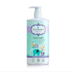 Pharmasept Baby Care Mild Bath 1lt (Απαλό Βρεφικό Αφρόλουτρο για Σώμα & Μαλλιά) - 2470