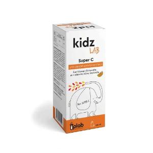 Uplab KidzLab Super C Syrup 120ml (Παιδικό Συμπλήρωμα Διατροφής για Ισχυρό Ανοσοποιητικό) - 2277