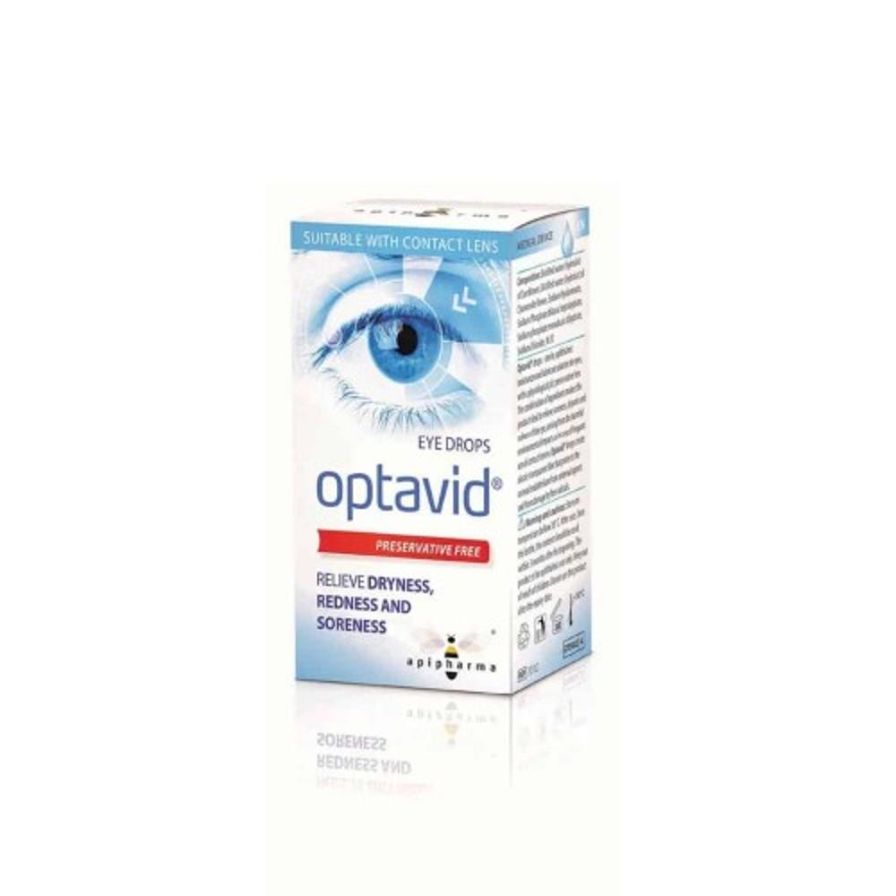 Uplab Optavid Eye Drops 10ml (Οφθαλμικές Σταγόνες με Υαλουρονικό Κατά της Ξηρότητας για Ενήλικες & Παιδιά άνω των 3 Ετών)