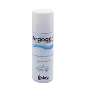 Uplab Argogen Spray Σπρέυ Σε Σκόνη Με Μικροϊονικό Άργυρο Για Πληγές & Δερματικές Βλάβες 125ml - 2332
